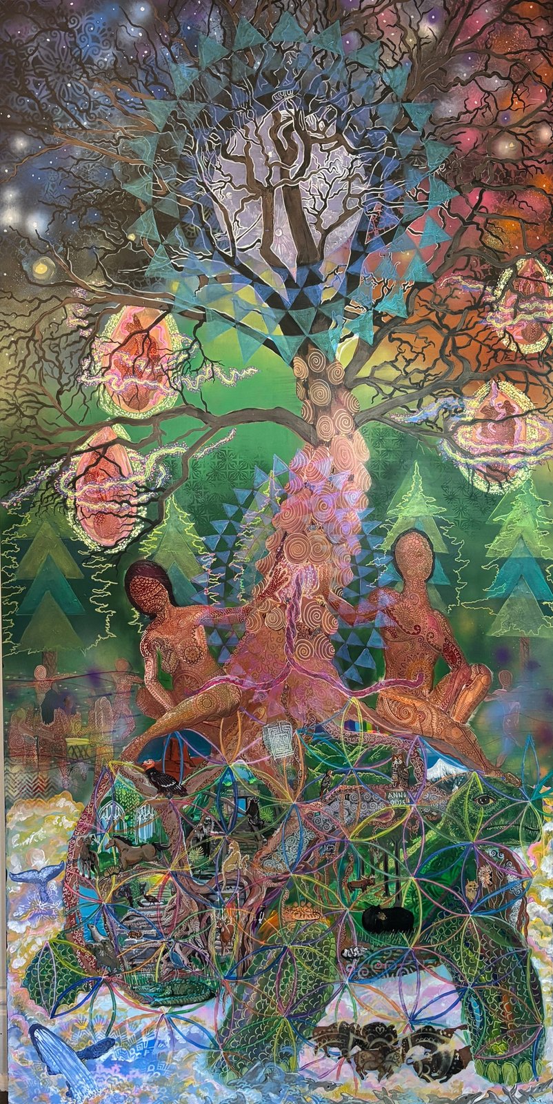 Tree of Life and Eagle Overhead